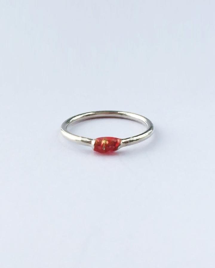 Anillo gotita color - Mi tienda