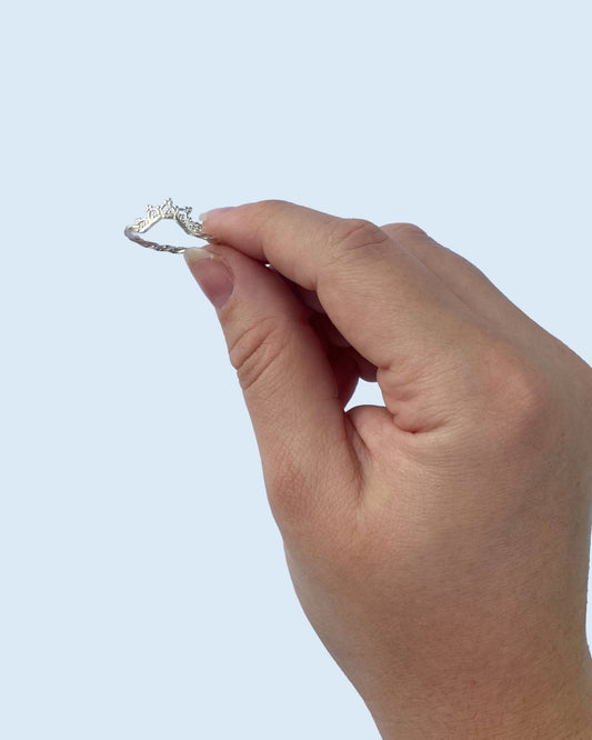 Anillo tiara v - Mi tienda