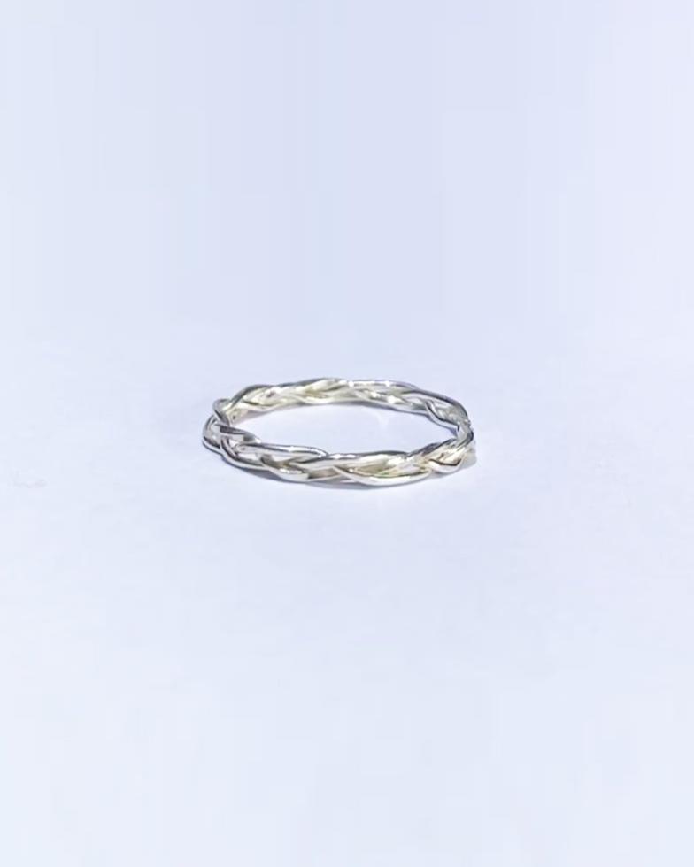 Anillo trensa - Mi tienda