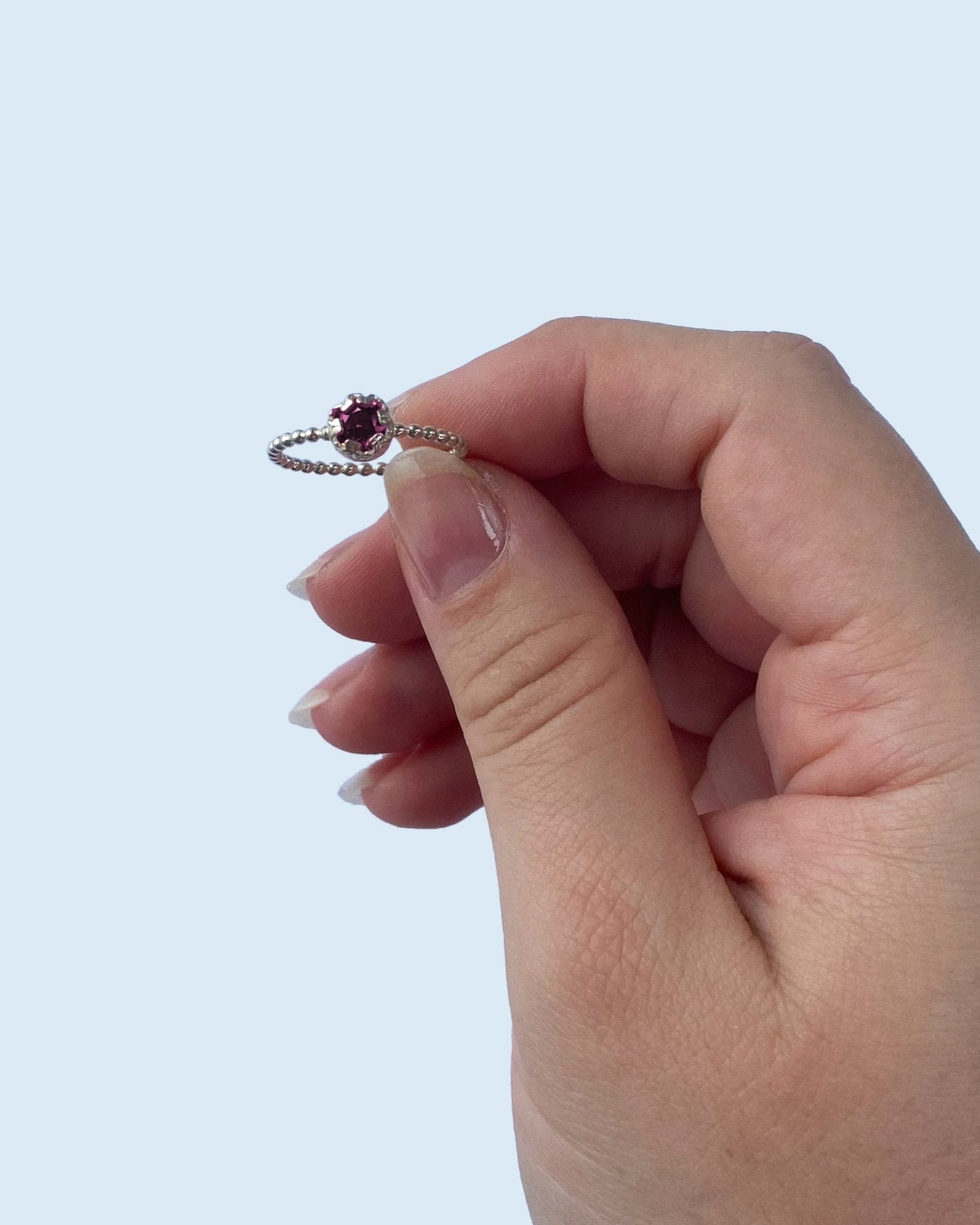 Anillo solitario con zirconia - Mi tienda