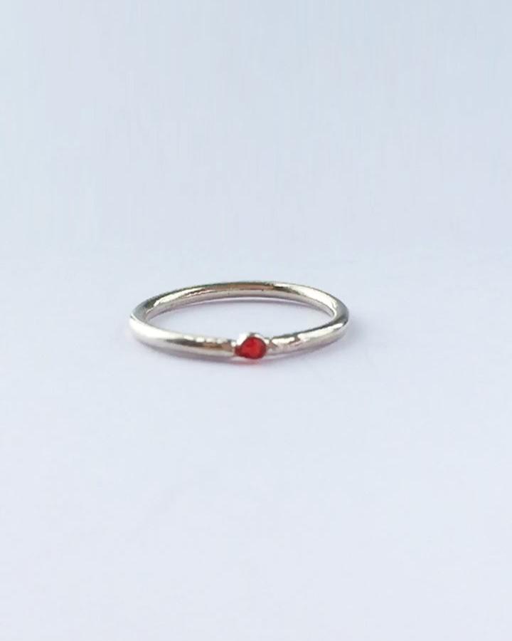 Anillo gotita color - Mi tienda
