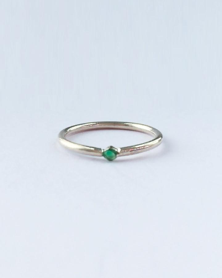 Anillo gotita color - Mi tienda