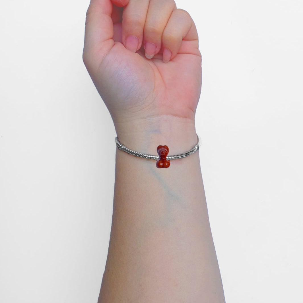 Perro acostado globito charm - Mi tienda