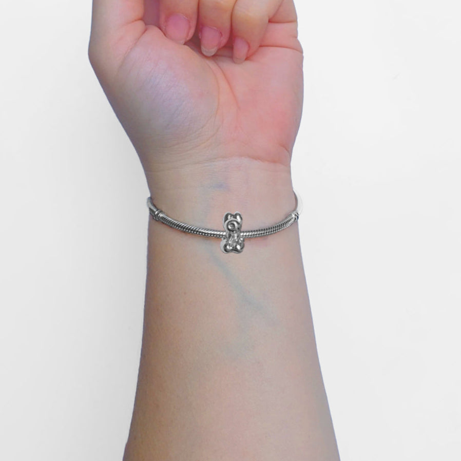 Perro acostado globito charm - Mi tienda