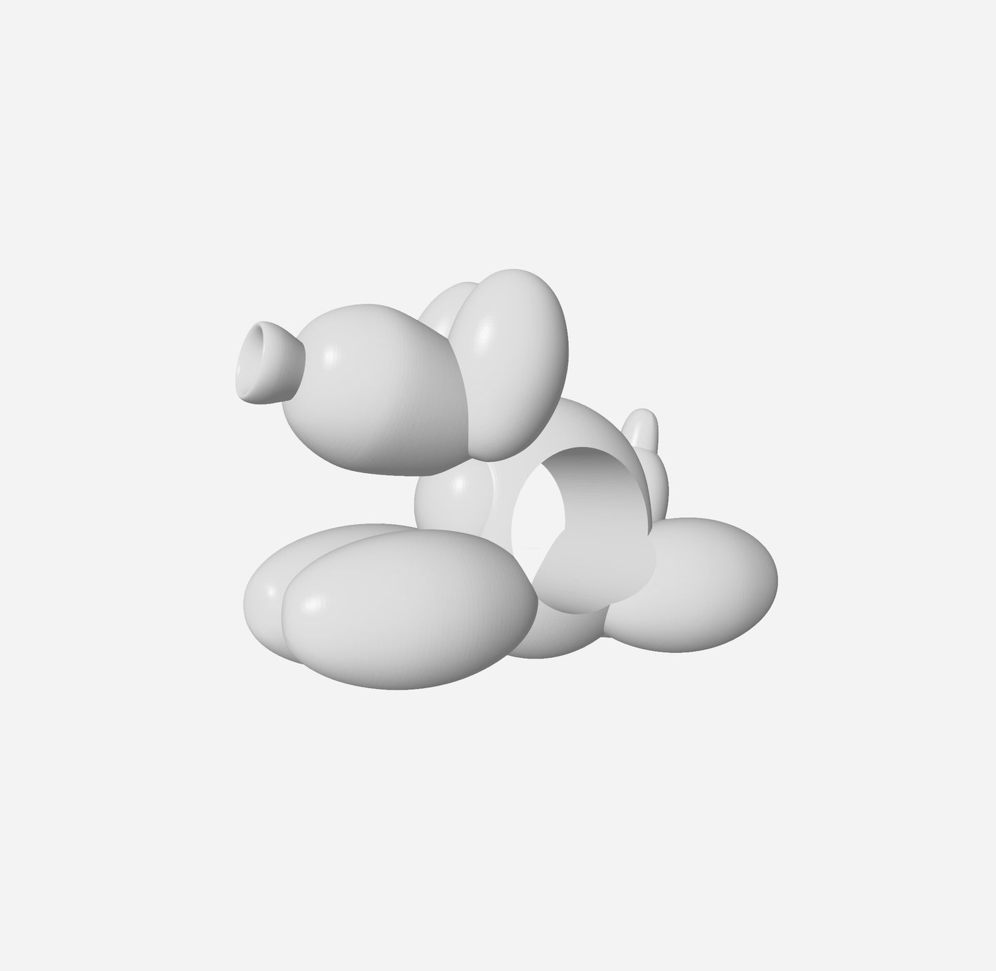 Dog down globito charm STL - Mi tienda