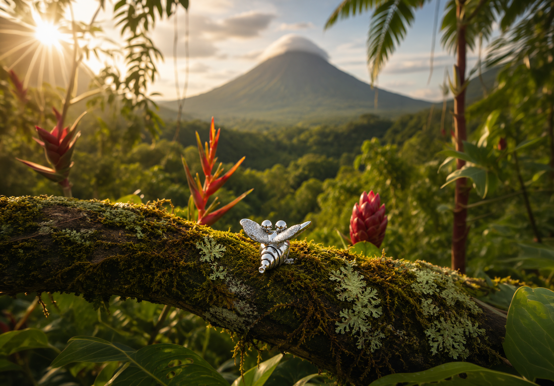 The Bee Who Doesn't Ask Permission — Arenal, Costa Rica