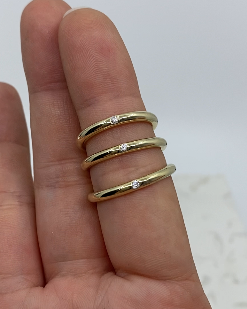 Anillo ORO con diamante NATURAL - Mi tienda