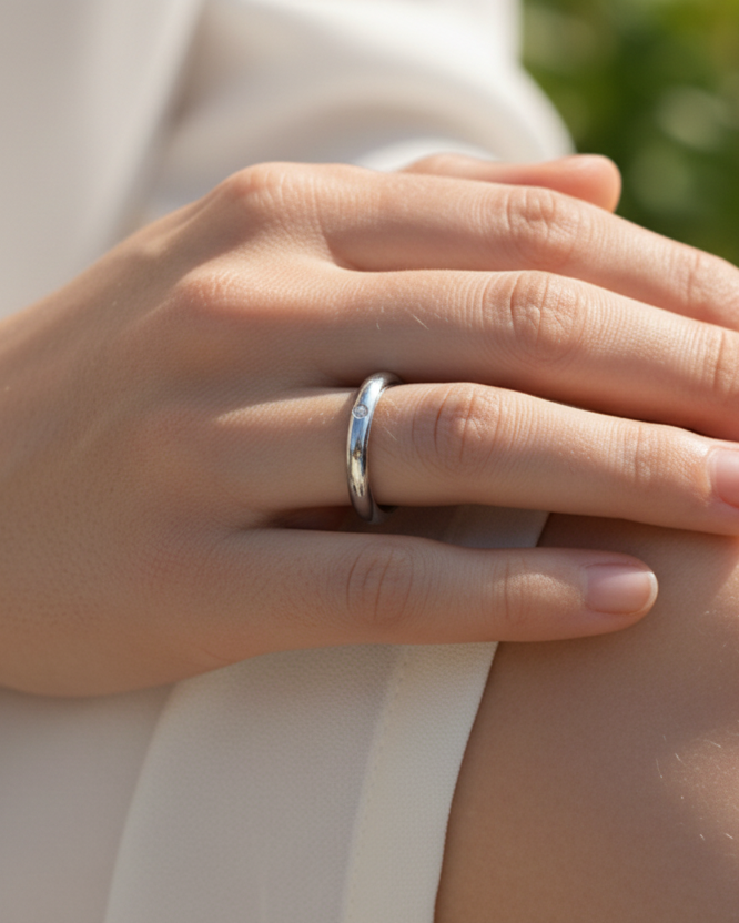 Anillo con piedra NATURAL - Mi tienda