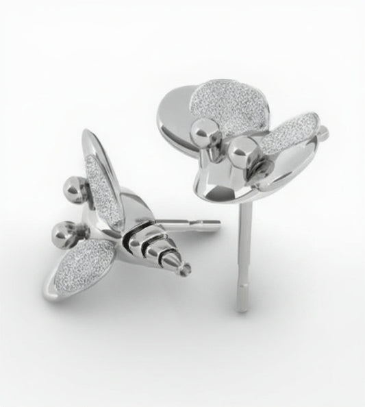 Mini Aretes Pin Abejita - Mi tienda