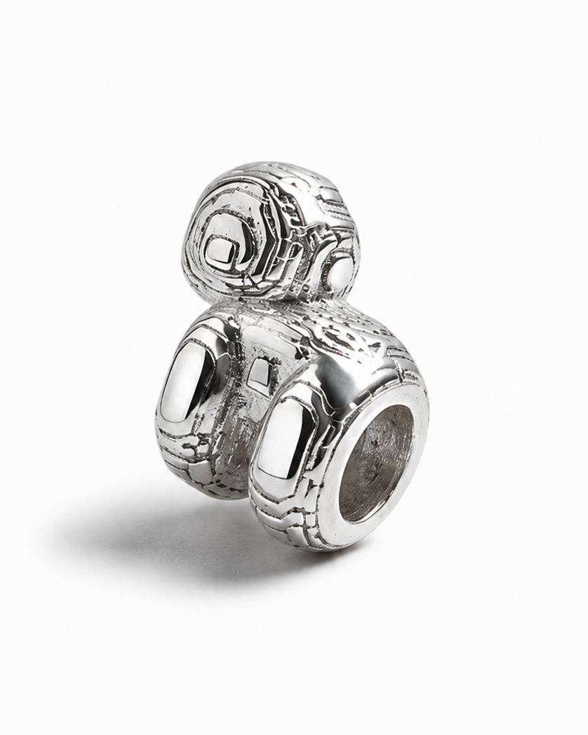 Dije / Charm de plata 950 con forma de perezoso LEGO globo compatible con collares y pulseras pandora