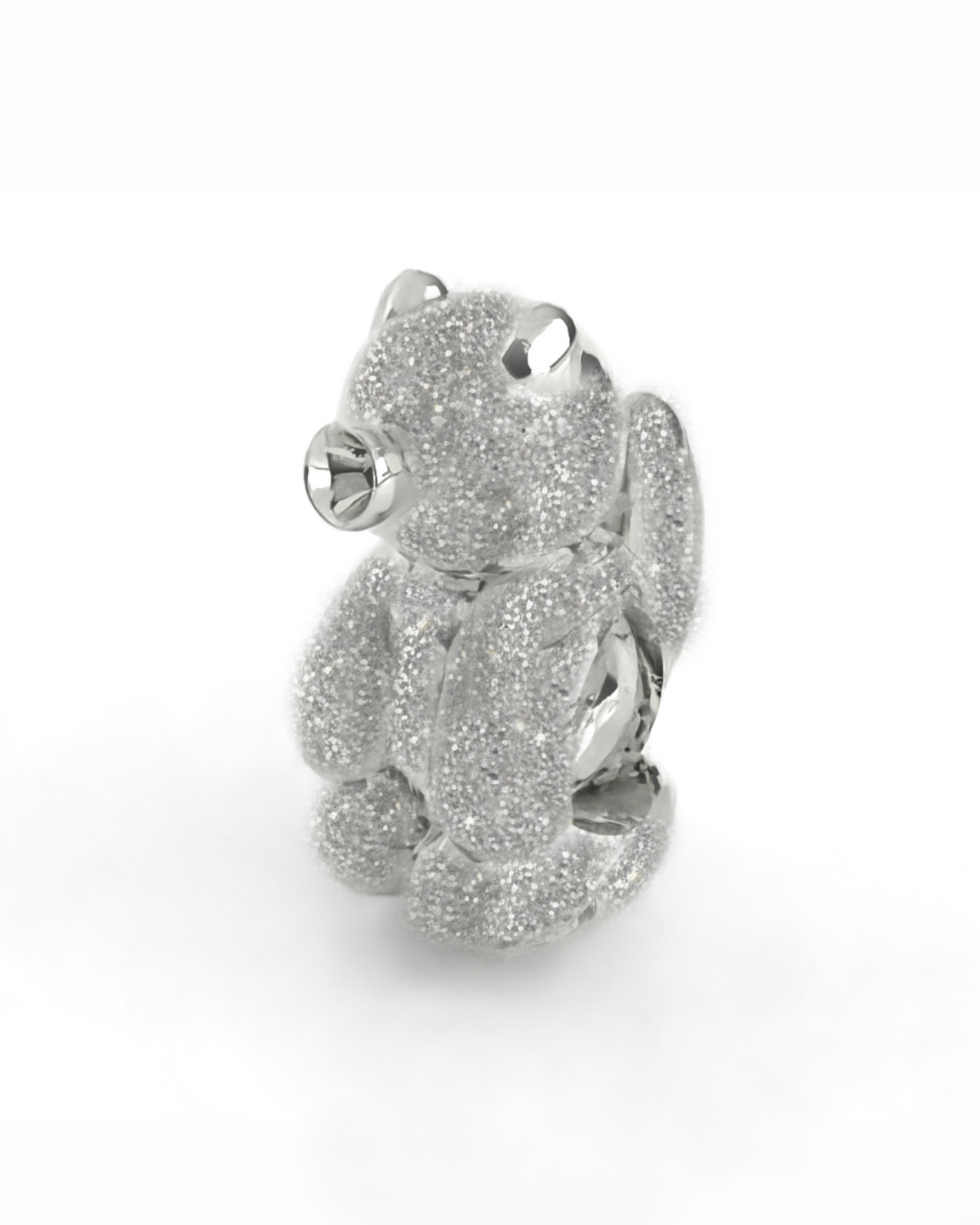 Dije / Charm de plata 950 con forma de gato globo con actitud compatible con collares y pulseras pandora