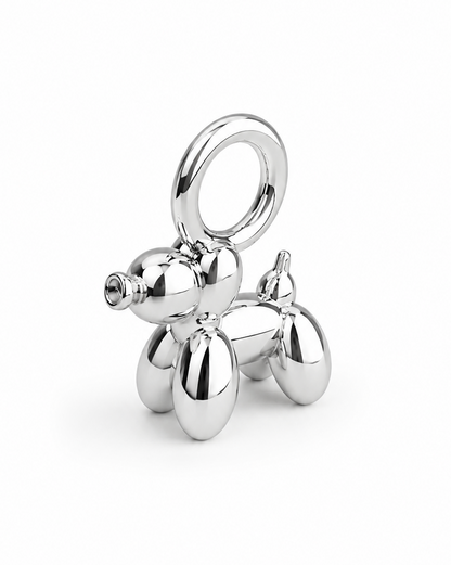 Dije / Charm de plata 950 con forma de perro globo compatible con collares y pulseras pandora