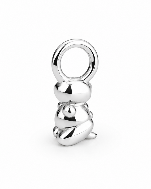 Dije / Charm de plata 950 con forma de t-rex globo compatible con collares y pulseras pandora