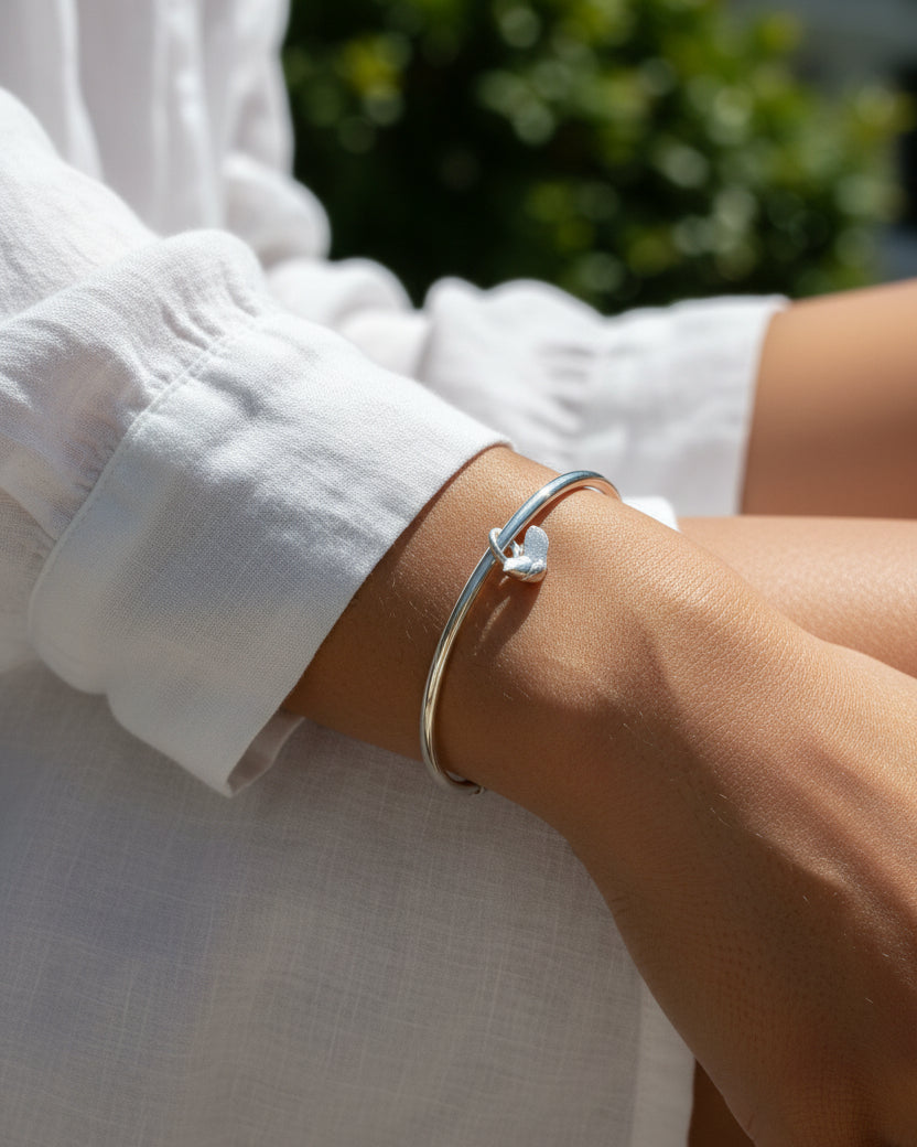 Dije / Charm de plata 950 con forma de colibrí globo compatible con collares y pulseras pandora