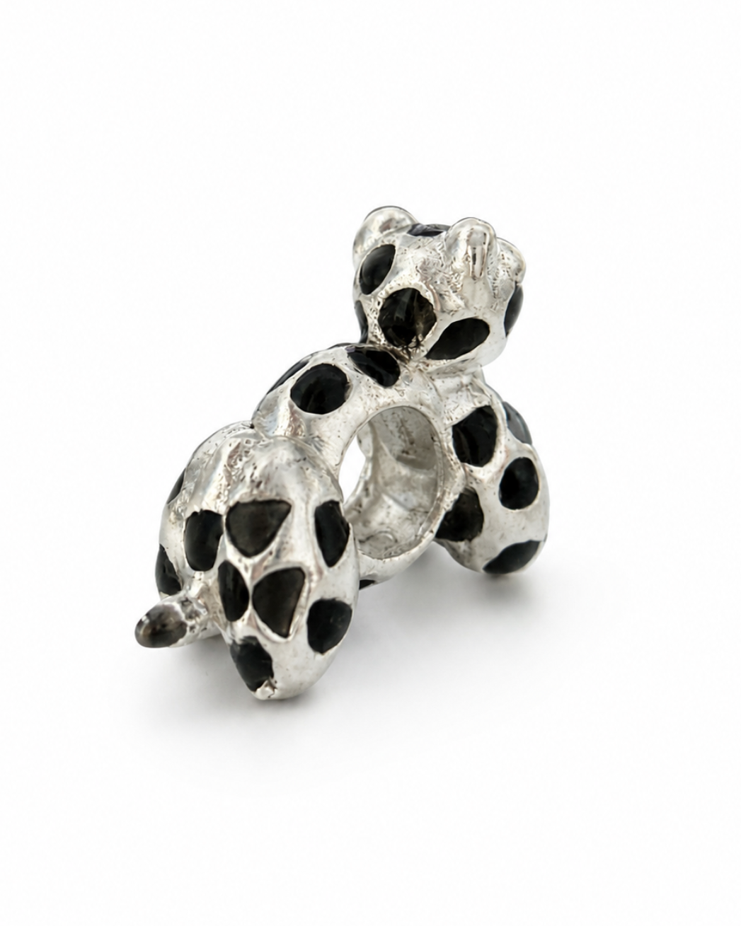 Dije / Charm de plata 950 con forma de jaguar globo compatible con collares y pulseras pandora