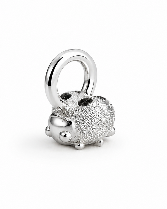 Dije / Charm de plata 950 con forma de mariquita globo compatible con collares y pulseras pandora