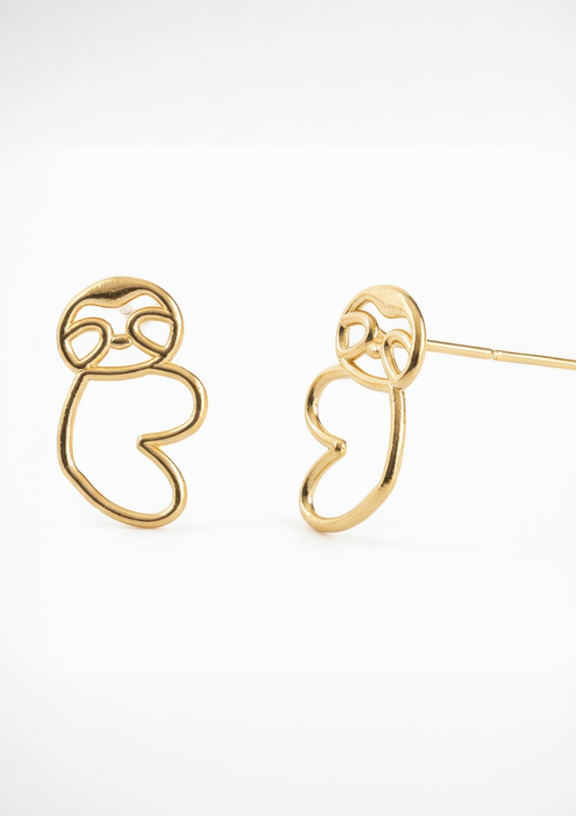 Aretes mini Sloth - Mi tienda