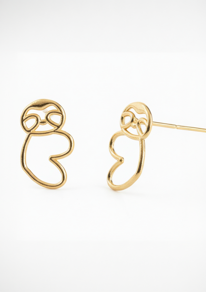 Aretes mini Sloth - Mi tienda