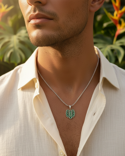 Monstera Leaf Charm